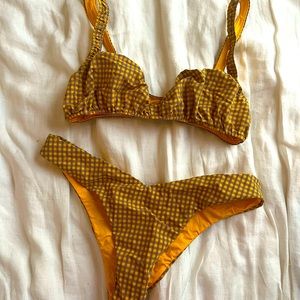 WEWOREWHAT gingham bikini